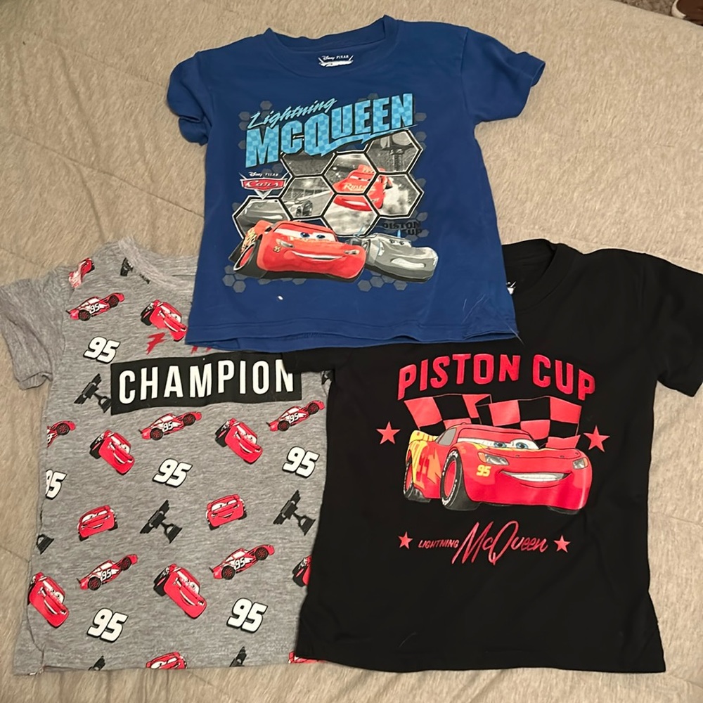 Disney Pixar Cars Shirts Lot